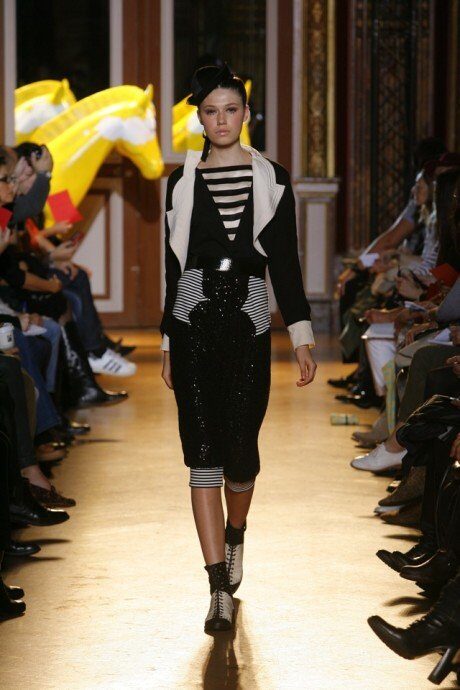 černobílý komplet Tsumori Chisato