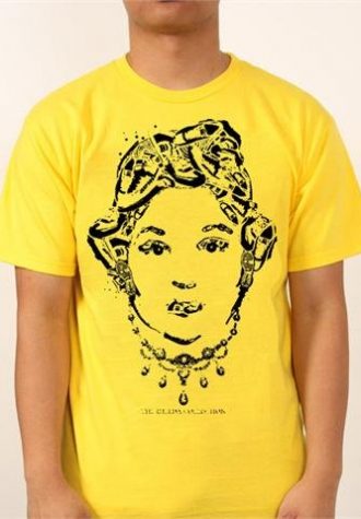 pánské žluté triko s potiskem 3000 Pairs ($ 28)