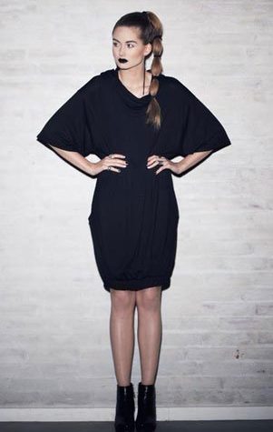 černý top:šaty Bibi Chemnitz - 3