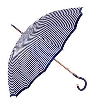 deštník Fulton Knightsbridge - Grey Stripe (25 GBP)