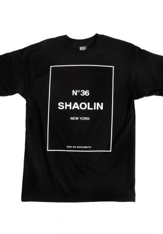 pánské černé tričko s potiskem Rocksmith - Shaolin ($ 28)