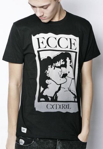 pánské černé triko s potiskem CTRL, typ Ecce (€ 29.90)